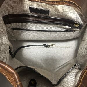 Dooney & Bourke Brown Hobo Bag with Multi-Compartment Design